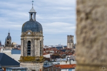 Les toits de La Rochelle vu de la tour de la Lanterne (La Rochelle (17) / France)